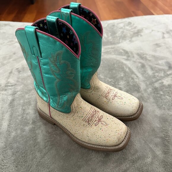 Dan Post Cowboy Western Boots Youth Big Kids size 6 - Picture 1 of 7